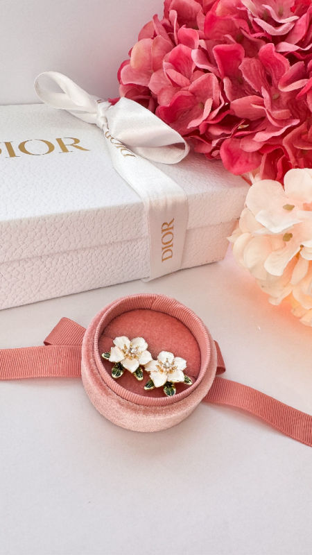 Kolczyki-białe kwiaty