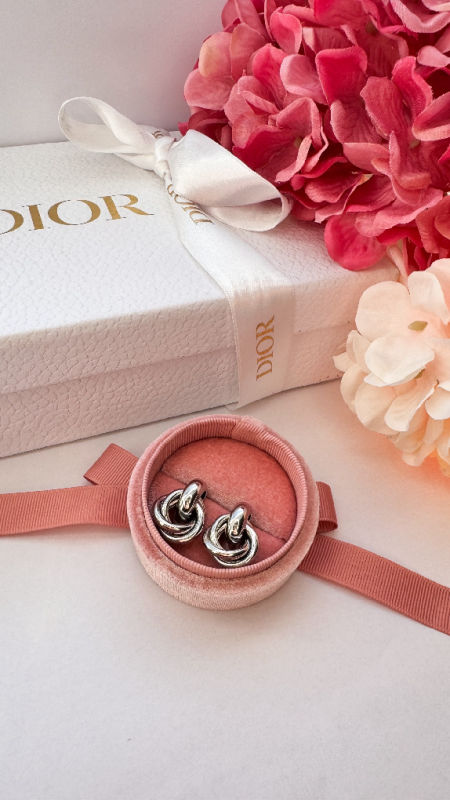 Srebrne,zawijane kolczyki