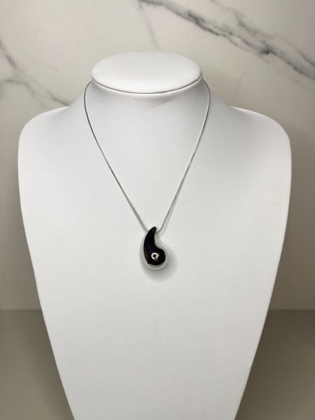 Naszyjnik-srebrna łezka