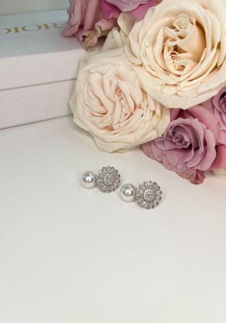 Kolczyki z rozetą