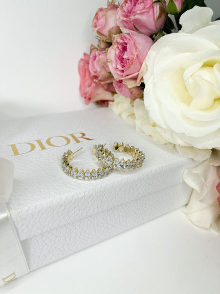 Okrągłe,wiszące kolczyki