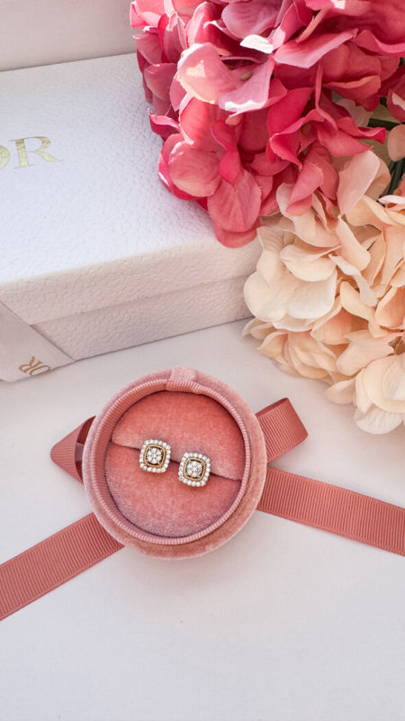 Srebrno-złote diamenciki