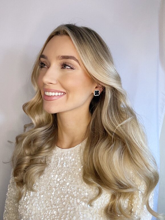 Klipsy-czarne koniczynki zdjęcie 3